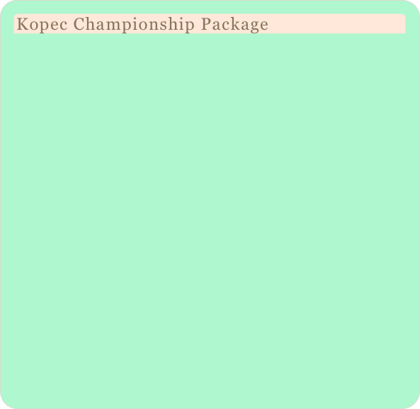 Kopec Championship Package